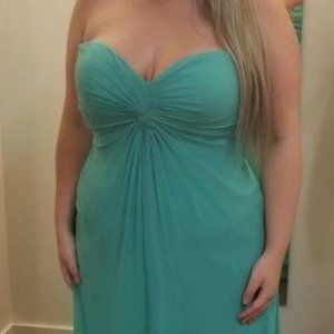 Seamist Strapless Bridesmaid Dress
